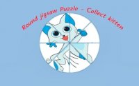 Round Jigsaw Puzzle: Collect Kitten - Free Online Puzzle Game