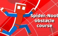 Spider-Noob Obstacle Course Game