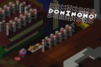 Domino Chain Reaction Sandbox Puzzle