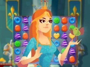 Princess Candy Match Two Puzzle Game