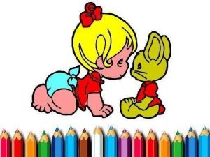 BTS Baby Girl Coloring Online Game Coloring Game