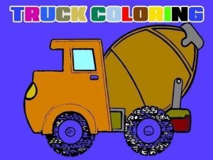 Trucks Coloring Book Online Game - Coloring Game