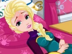 Elsa Stomach Virus Online Doctor Game