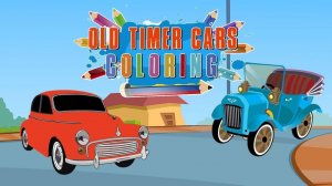 Old Timer Cars Coloring Online Game