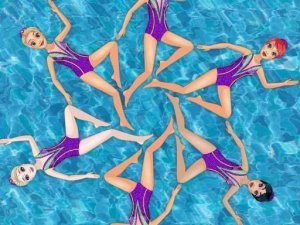 Princess Synchronized Swimming Online Arcade Game