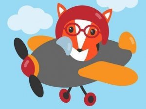Cute Planes Coloring Online Game