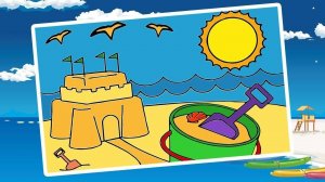 Summer Coloring Pages Online Game - Coloring Game