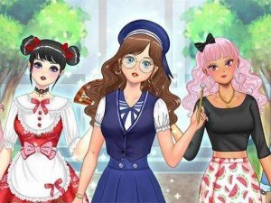 Kawaii High School Teacher Dress Up Game - Fashion Game