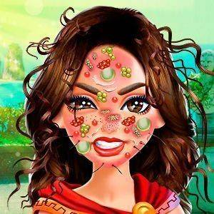 Wonder Woman Face Care Online Makeover Game