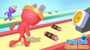 Plug Man Race: Battery Run Adventure Arcade Game