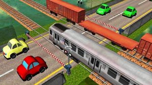 Euro Railroad Crossing: Railway Train Passing 3D Online Game - Arcade Game