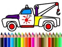 Truck Coloring Art Activity