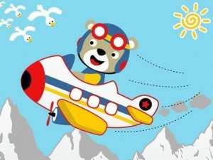Kids Airplane Coloring Fun Game