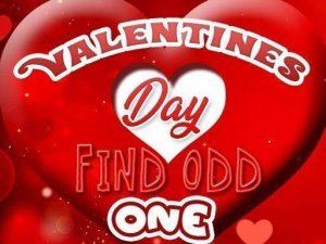 Valentines Day Find Odd One Out Puzzle Game