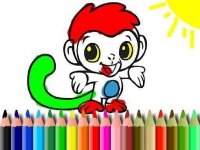 Monkey Coloring Art Game