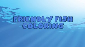 Friendly Fish Coloring Art Game for Kids