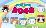 Cute Cats 2048 Merge Puzzle