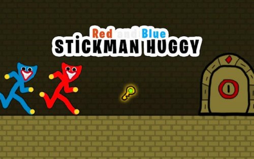 Red and Blue Stickman Huggy: Co-op Adventure - Ludoryx free online game