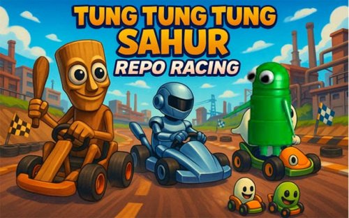 Tung Tung Tung Sahur: REPO Racing - Multiplayer Kart Racing Game