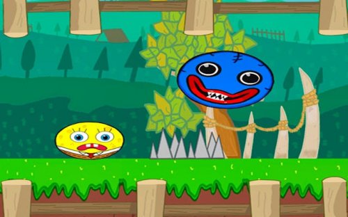 Blue and Red Ball Love: 2D Co-op Adventure - Ludoryx free online game