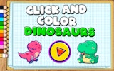Click and Color Dinosaurs - Free Coloring Game