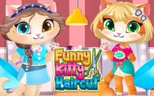 Funny Kitty Haircut Salon Game - Ludoryx free online game