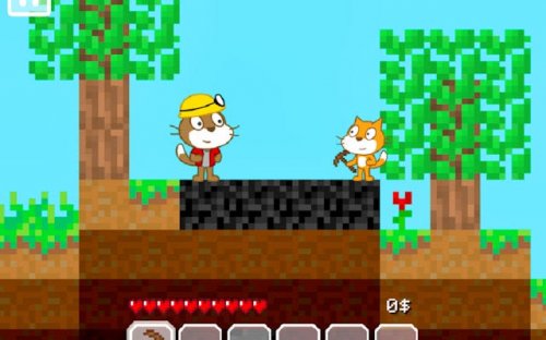 projectiler Cat: Block Mining Adventure - Ludoryx free online game