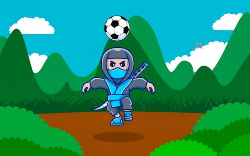 Ninja Head Ball - Soccer Game - Ludoryx free online game