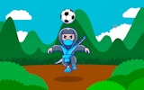 Ninja Head Ball - Soccer Game