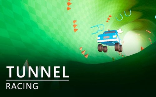 Procedural Racing - Endless Tunnel Drive