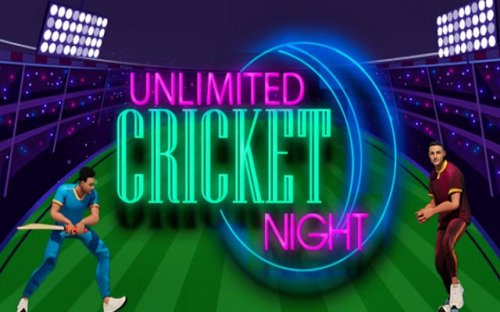 Unlimited Cricket Night - Neon Arcade Sports Game - Ludoryx free online game